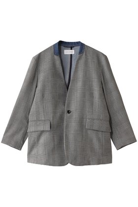 【ヒューエルミュージアム/hueLe Museum】 【STUMBLY】デニムコンビノーカラージャケット人気、トレンドファッション・服の通販 founy(ファニー) ファッション Fashion レディースファッション Fashion for Women アウター Coat / Outerwear Collection レディースジャケット・軽アウター Jackets ノーカラージャケット / シンプル上品コーデ Collarless Jackets オケージョン Occasion Wear クラシカル Classical, Vintage-Inspired ジャケット Jacket, Outerwear デニム Denim, Jeans Material マニッシュ Mannish, Boyish |ID:prp329100004381546