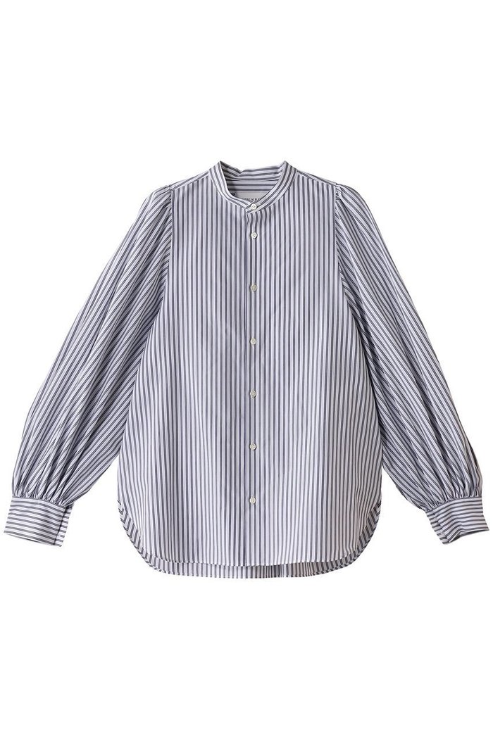 【ヒューエルミュージアム/hueLe Museum】の【STUMBLY】Volume Sleeve Blouse インテリア・キッズ・メンズ・レディースファッション・服の通販 founy(ファニー) https://founy.com/ ファッション Fashion レディースファッション Fashion for Women トップス・カットソー Cut & Sew Tops シャツ・ブラウス・オフィスカジュアル Elegant Blouses & Button-Ups ボリューム袖・フリルスリーブブラウス Voluminous & Ruffle Sleeves / Puffy Sleeve Tops ストライプ Stripe, Striped Pattern スリーブ Sleeve, Long Sleeve / Short Sleeve センター Center, Center Line フレア Flare, Flared ロング Long, Long-Length |ID: prp329100004381547 ipo3291000000032876836