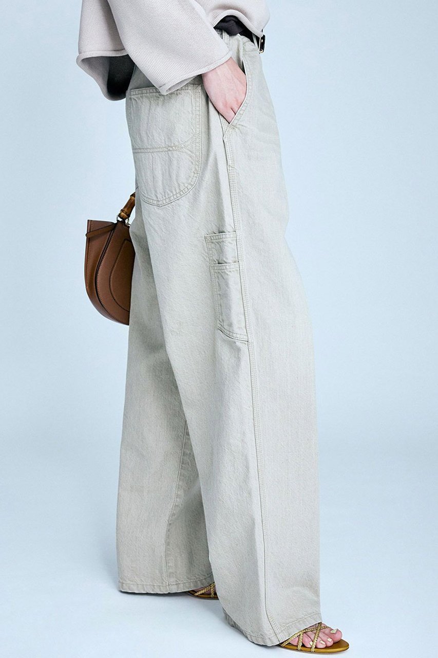 【ブリル/BRILL】のデニムペインターパンツ 人気、トレンドファッション・服の通販 founy(ファニー) 　ファッション　Fashion　レディースファッション　WOMEN　パンツ　Pants　デニムパンツ　Denim Pants　アシンメトリー　Asymmetry　サスペンダー　Suspenders　ストレート　Straight　デニム　Denim　other-2|ID: prp329100004381548 ipo3291000000031334664