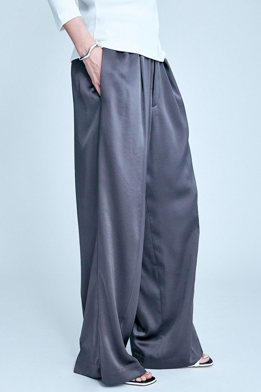 【ブリル/BRILL】のサテンストレートパンツ 人気、トレンドファッション・服の通販 founy(ファニー) ファッション Fashion レディースファッション Fashion for Women パンツ Pants & Trousers サテン Satin, Glossy Fabric シルク Silk, 100% Silk ストリング String, Drawstring リラックス Relax, Relaxed Fit エレガント 上品 Elegant other-2|ID: prp329100004381549 ipo3291000000035498526