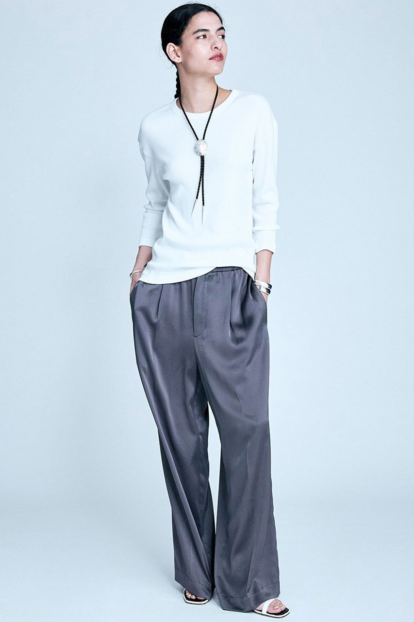 【ブリル/BRILL】のサテンストレートパンツ 人気、トレンドファッション・服の通販 founy(ファニー) ファッション Fashion レディースファッション Fashion for Women パンツ Pants & Trousers サテン Satin, Glossy Fabric シルク Silk, 100% Silk ストリング String, Drawstring リラックス Relax, Relaxed Fit エレガント 上品 Elegant other-8|ID: prp329100004381549 ipo3291000000035498536