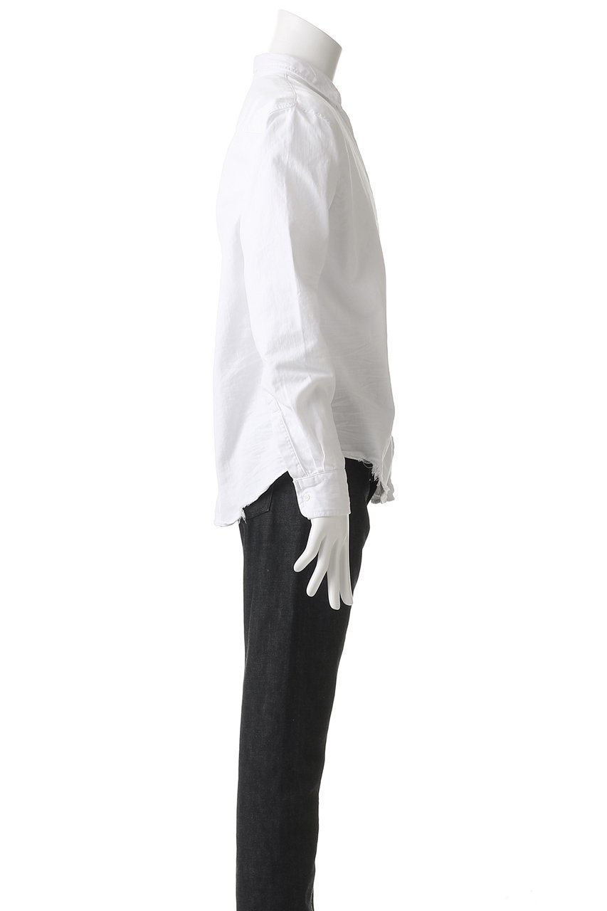 【フランク&アイリーン/Frank&Eileen / MEN】の【MEN】LUKE イタリアンフェイマスデニム ホワイトシャツ 人気、トレンドファッション・服の通販 founy(ファニー) 　ファッション　Fashion　メンズファッション　Fashion for Men　シンプル　Simple, Minimal　スリーブ　Sleeve, Long Sleeve / Short Sleeve　ダメージ　Distressed, Destroyed　ロング　Long, Long-Length　定番　Standard, Basic Item　羽織　Haori, Light Jacket　other-3|ID: prp329100004381550 ipo3291000000032908906
