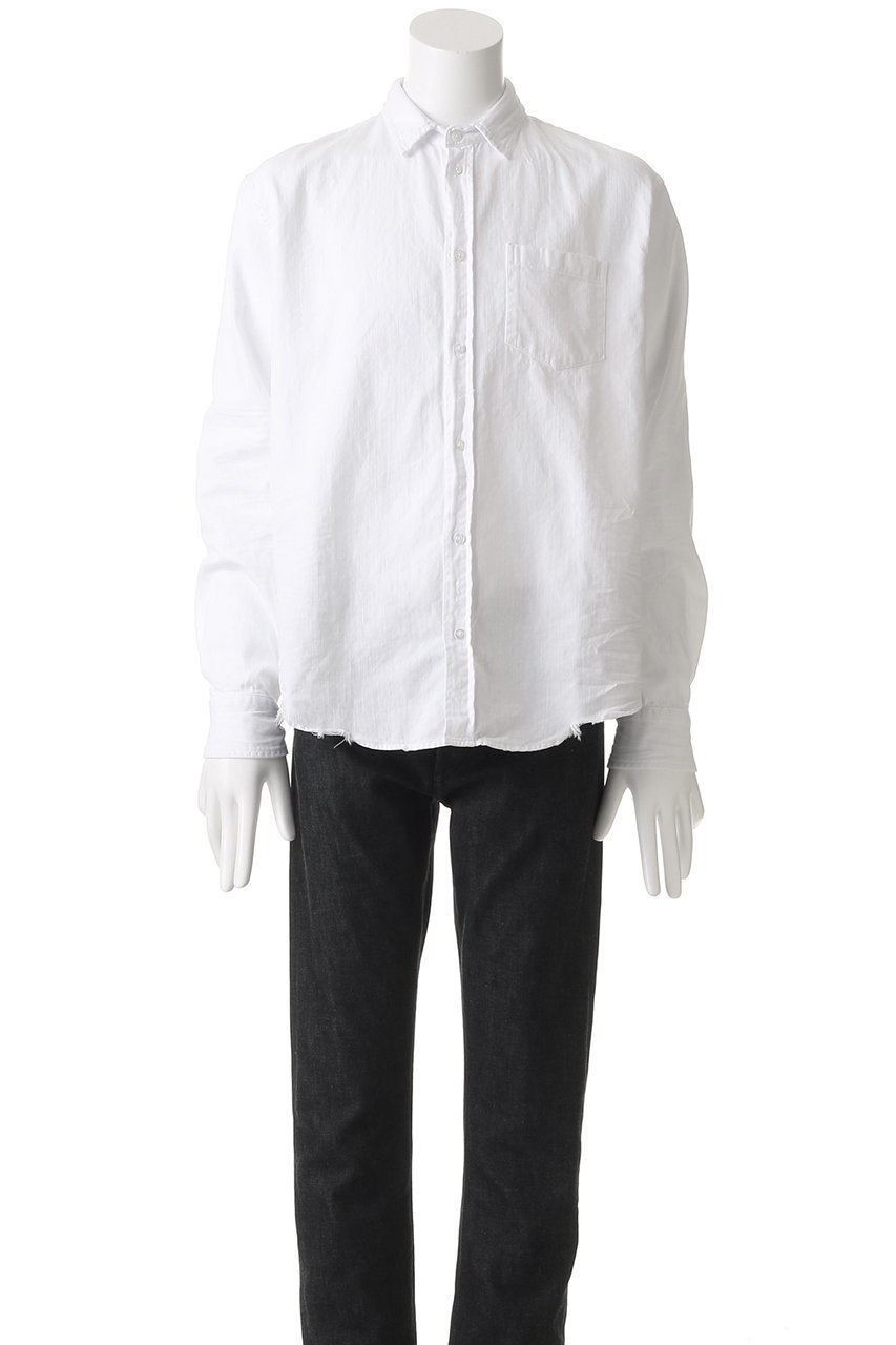 【フランク&アイリーン/Frank&Eileen / MEN】の【MEN】LUKE イタリアンフェイマスデニム ホワイトシャツ 人気、トレンドファッション・服の通販 founy(ファニー) 　ファッション　Fashion　メンズファッション　Fashion for Men　シンプル　Simple, Minimal　スリーブ　Sleeve, Long Sleeve / Short Sleeve　ダメージ　Distressed, Destroyed　ロング　Long, Long-Length　定番　Standard, Basic Item　羽織　Haori, Light Jacket　other-2|ID: prp329100004381550 ipo3291000000035366508