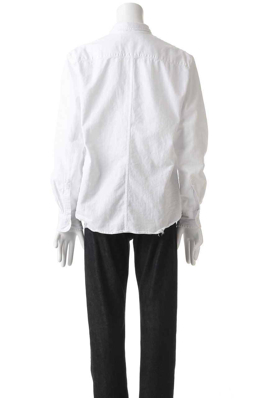 【フランク&アイリーン/Frank&Eileen / MEN】の【MEN】LUKE イタリアンフェイマスデニム ホワイトシャツ 人気、トレンドファッション・服の通販 founy(ファニー) 　ファッション　Fashion　メンズファッション　Fashion for Men　シンプル　Simple, Minimal　スリーブ　Sleeve, Long Sleeve / Short Sleeve　ダメージ　Distressed, Destroyed　ロング　Long, Long-Length　定番　Standard, Basic Item　羽織　Haori, Light Jacket　other-4|ID: prp329100004381550 ipo3291000000035366510