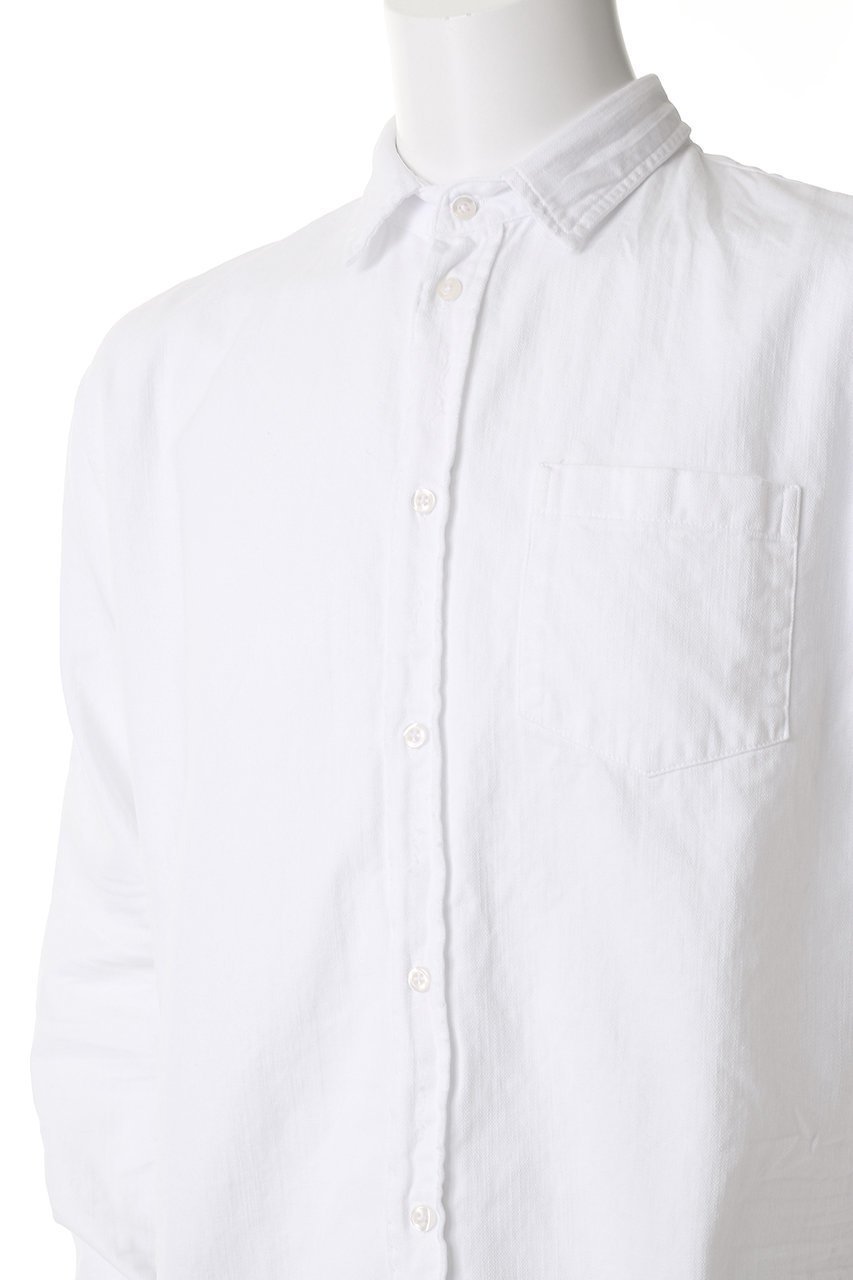 【フランク&アイリーン/Frank&Eileen / MEN】の【MEN】LUKE イタリアンフェイマスデニム ホワイトシャツ 人気、トレンドファッション・服の通販 founy(ファニー) 　ファッション　Fashion　メンズファッション　Fashion for Men　シンプル　Simple, Minimal　スリーブ　Sleeve, Long Sleeve / Short Sleeve　ダメージ　Distressed, Destroyed　ロング　Long, Long-Length　定番　Standard, Basic Item　羽織　Haori, Light Jacket　other-5|ID: prp329100004381550 ipo3291000000036070711