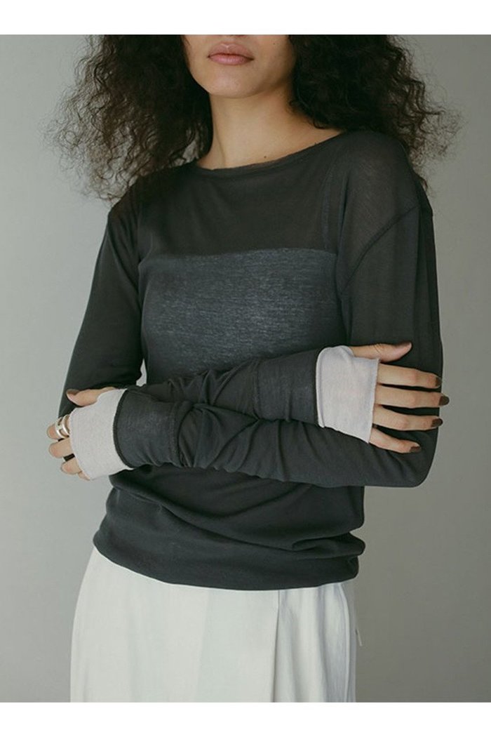 【エトレトウキョウ/ETRE TOKYO】のシアーレイヤードロンTee インテリア・キッズ・メンズ・レディースファッション・服の通販 founy(ファニー) https://founy.com/ ファッション Fashion レディースファッション WOMEN トップス・カットソー Tops/Tshirt シャツ/ブラウス Shirts/Blouses ロング / Tシャツ T-Shirts カットソー Cut and Sewn シンプル Simple スリーブ Sleeve フィット Fit ロング Long |ID: prp329100004381553 ipo3291000000030624586