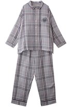 【キッドブルー/KID BLUE】のWガーゼラインチェックパジャマ ネイビー|ID: prp329100004382906 ipo3291000000032833574