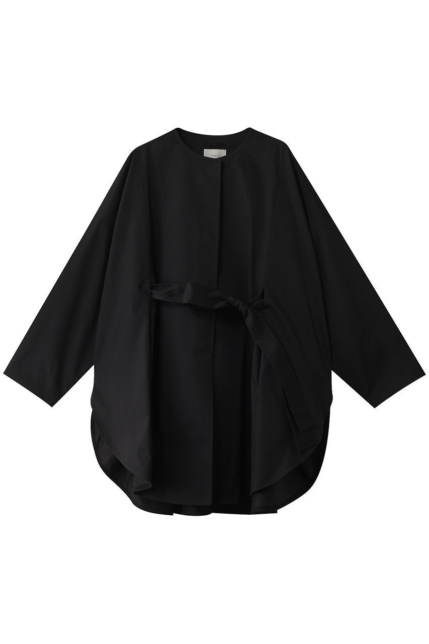 【ル フィル/LE PHIL】のフレアーサークルジャケット インテリア・キッズ・メンズ・レディースファッション・服の通販 founy(ファニー) 　ファッション　Fashion　レディースファッション　Fashion for Women　アウター　Coat / Outerwear Collection　レディースジャケット・軽アウター　Jackets　カーディガン　Cardigan, Knitwear　ジャケット　Jacket, Outerwear　ストレッチ　Stretch, Stretchy Fabric　ツイル　Twist, Twisted Detail　ハーフ　Half, Half-Length　フレア　Flare, Flared　ヘムライン　Hemline, Bottom Cut　エレガント 上品　Elegant　ブラック|ID: prp329100004382912 ipo3291000000035825575