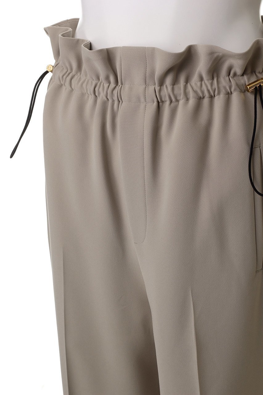 【ベイジ,/BEIGE,】のRUE(ルー)/ウエストゴムワイドストレートパンツ 人気、トレンドファッション・服の通販 founy(ファニー) 　ファッション　Fashion　レディースファッション　Fashion for Women　パンツ　Pants & Trousers　ギャザー　Gathered, Ruffled　センター　Center, Center Line　ファブリック　Fabric, Textile　エレガント 上品　Elegant　other-5|ID: prp329100004382940 ipo3291000000032925649