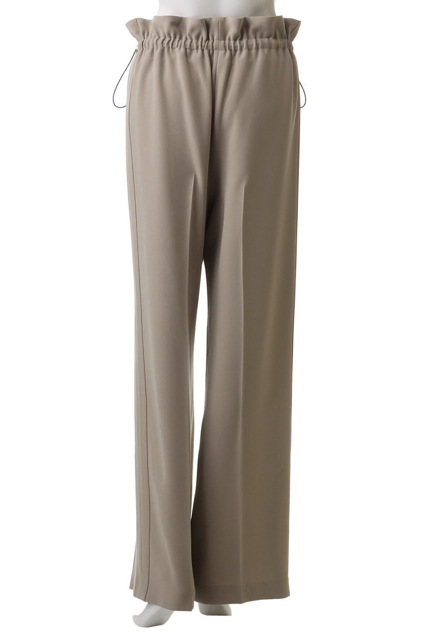 【ベイジ,/BEIGE,】のRUE(ルー)/ウエストゴムワイドストレートパンツ 人気、トレンドファッション・服の通販 founy(ファニー) 　ファッション　Fashion　レディースファッション　Fashion for Women　パンツ　Pants & Trousers　ギャザー　Gathered, Ruffled　センター　Center, Center Line　ファブリック　Fabric, Textile　エレガント 上品　Elegant　other-4|ID: prp329100004382940 ipo3291000000035419224