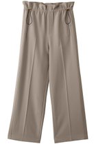 【ベイジ,/BEIGE,】のRUE(ルー)/ウエストゴムワイドストレートパンツ 大人の最旬トレンドファッション＆コーディネート founy(ファウニー) ファッション Fashion レディースファッション Fashion for Women パンツ Pants & Trousers ギャザー Gathered, Ruffled センター Center, Center Line ファブリック Fabric, Textile エレガント 上品 Elegant thumbnail Taupe|ID: prp329100004382940 ipo3291000000036500685