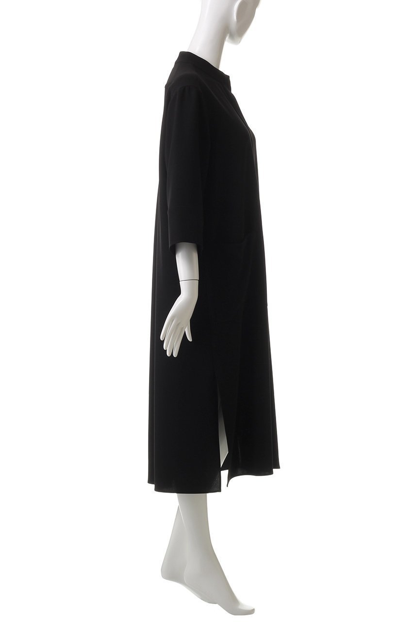 【ベイジ,/BEIGE,】のRUE(ルー)/クロスオーバーVネックワンピース 人気、トレンドファッション・服の通販 founy(ファニー) 　ファッション　Fashion　レディースファッション　Fashion for Women　ワンピース　Dresses　チュニック　Tunic Tops & Dresses　なめらか　Smooth, Silky Texture　シューズ　Shoes, Footwear　スタンド　Stand Collar, Upright Stand　スリット　Slit, Slit Detail　チュニック　Tunic, Long Top　ファブリック　Fabric, Textile　リゾート　Resort, Vacation Style　ロング　Long, Long-Length　エレガント 上品　Elegant　other-3|ID: prp329100004382941 ipo3291000000035848896