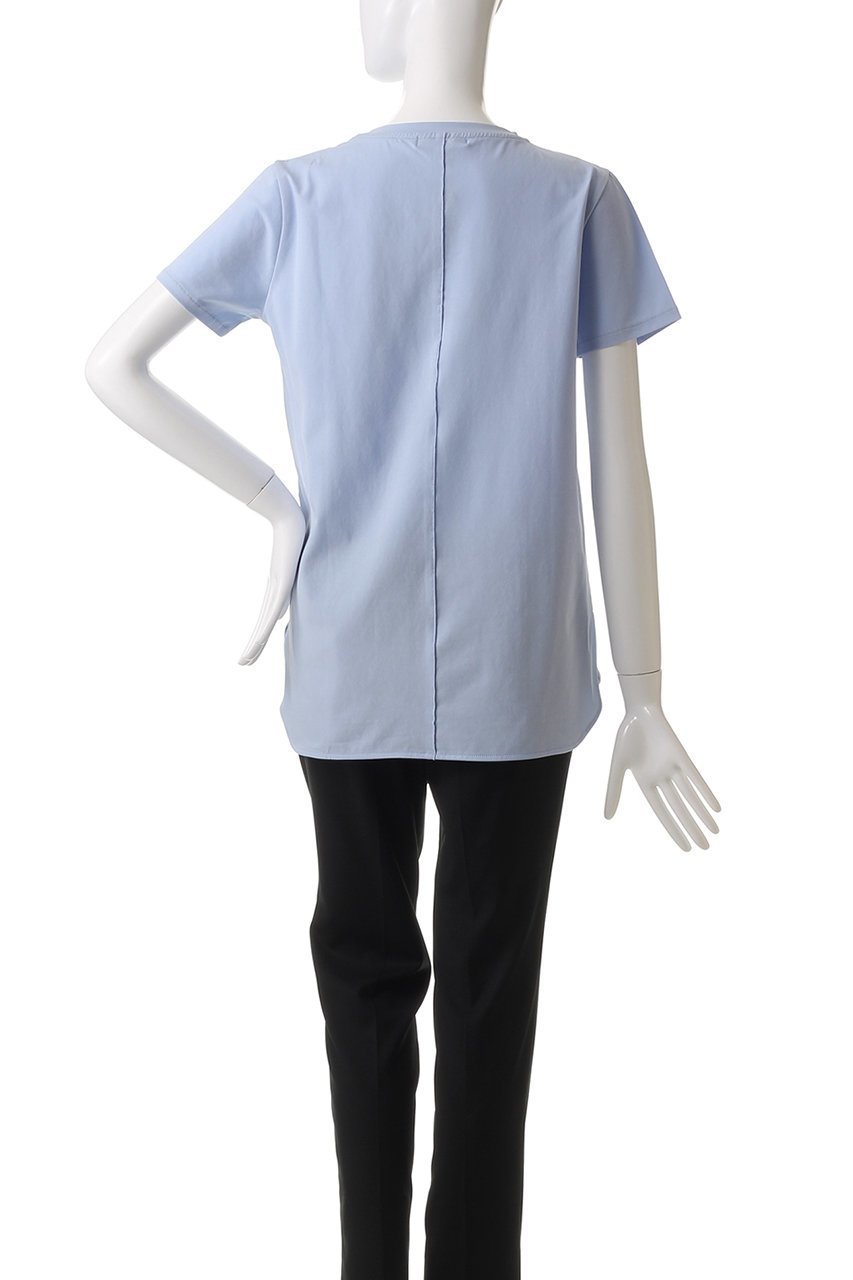 【ベイジ,/BEIGE,】のBROIS(ブロア)/半袖コットンTシャツ 人気、トレンドファッション・服の通販 founy(ファニー) 　ファッション　Fashion　レディースファッション　Fashion for Women　トップス・カットソー　Cut & Sew Tops　シャツ・ブラウス・オフィスカジュアル　Elegant Blouses & Button-Ups　ロングTシャツ・Tシャツ　Longline T-Shirts & Tees　カットソー・ベーシックTシャツ　Cut-and-Sewn Tops / Stretch Tees & Basics　ショート　Short, Short Length　シンプル　Simple, Minimal　スリット　Slit, Slit Detail　スリーブ　Sleeve, Long Sleeve / Short Sleeve　半袖　Short Sleeve, Half Sleeve　other-4|ID: prp329100004382942 ipo3291000000032876043