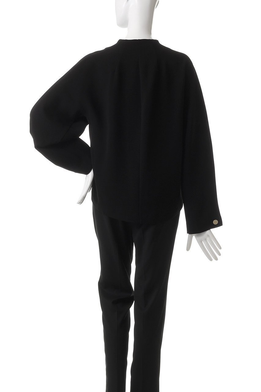 【ベイジ,/BEIGE,】のRUE(ルー)/スリットネックフォルムブラウス 人気、トレンドファッション・服の通販 founy(ファニー) 　ファッション　Fashion　レディースファッション　Fashion for Women　トップス・カットソー　Cut & Sew Tops　シャツ・ブラウス・オフィスカジュアル　Elegant Blouses & Button-Ups　シンプル　Simple, Minimal　スリット　Slit, Slit Detail　スリーブ　Sleeve, Long Sleeve / Short Sleeve　ファブリック　Fabric, Textile　ベーシック　Basic, Essential　ボトム　Bottoms, Lower Wear　リュクス　Luxury, Elegant, High-End, Chic　ロング　Long, Long-Length　エレガント 上品　Elegant　other-4|ID: prp329100004382944 ipo3291000000035923025