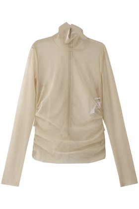 【ベイジ,/BEIGE,】のTAMARIX(タマリクス)/ストレッチチュールハイネックブラウス 人気、トレンドファッション・服の通販 founy(ファニー) ファッション Fashion レディースファッション WOMEN トップス・カットソー Tops/Tshirt シャツ/ブラウス Shirts/Blouses インナー Inner ストレッチ Stretch スリーブ Sleeve タートルネック Turtleneck ロング Long |ID:prp329100004382947