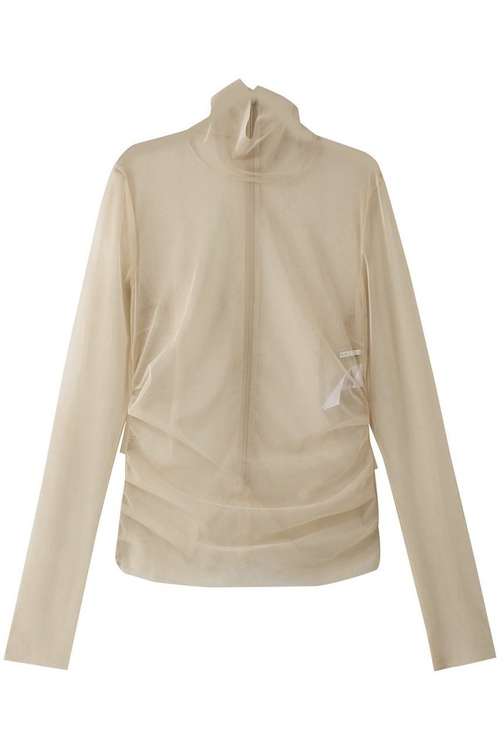 【ベイジ,/BEIGE,】のTAMARIX(タマリクス)/ストレッチチュールハイネックブラウス インテリア・キッズ・メンズ・レディースファッション・服の通販 founy(ファニー) https://founy.com/ ファッション Fashion レディースファッション Fashion for Women トップス・カットソー Cut & Sew Tops シャツ・ブラウス・オフィスカジュアル Elegant Blouses & Button-Ups インナー Innerwear ストレッチ Stretch, Stretchy Fabric スリーブ Sleeve, Long Sleeve / Short Sleeve タートルネック Turtleneck, High Neck ロング Long, Long-Length |ID: prp329100004382947 ipo3291000000032866398