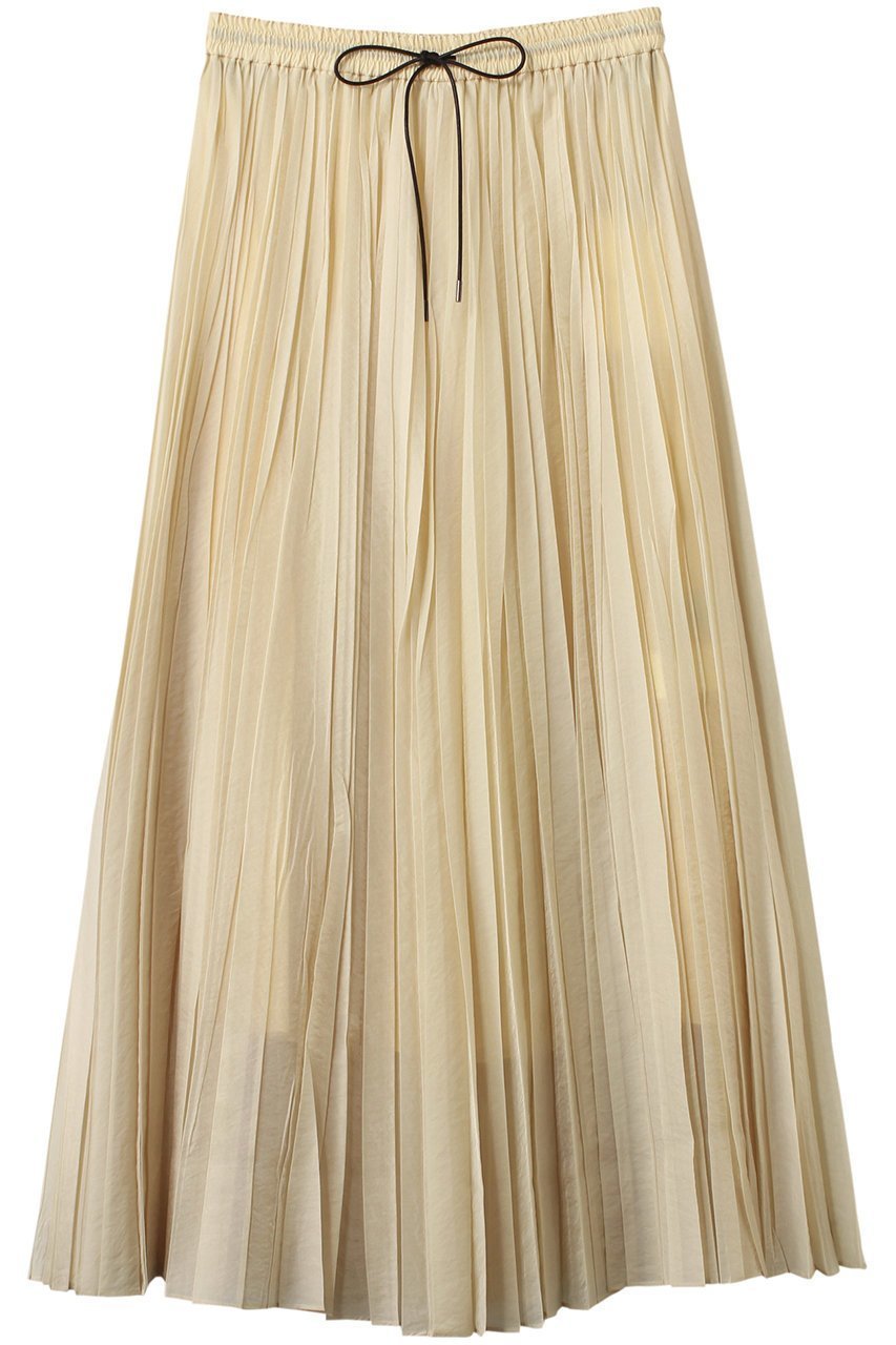 【デパリエ/DEPAREILLE】のオーガンジープリーツスカート インテリア・キッズ・メンズ・レディースファッション・服の通販 founy(ファニー) 　ファッション　Fashion　レディースファッション　Fashion for Women　スカート　Skirts　プリーツスカート / 上品フェミニンスタイル　Pleated Skirts　ロングスカート　Long Skirts / Maxi & Midi Skirts　エレガント 上品　Elegant　オーガンジー　Organza Fabric　フェミニン　Feminine, Girly　プリーツ　Pleats, Pleated　ロング　Long, Long-Length　ベージュ|ID: prp329100004382949 ipo3291000000035813553