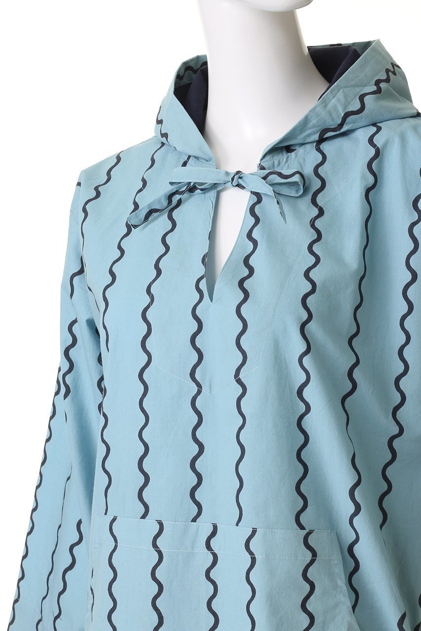 【エスゼット ブロックプリント/SZ Blockprints】のSURF PULLOVER MAGGI サーフプルオーバー 人気、トレンドファッション・服の通販 founy(ファニー) 　ファッション　Fashion　レディースファッション　Fashion for Women　トップス・カットソー　Cut & Sew Tops　シャツ・ブラウス・オフィスカジュアル　Elegant Blouses & Button-Ups　レディースパーカー・カジュアルフーディー　Casual Hoodies & Sweatshirts　ロングTシャツ・Tシャツ　Longline T-Shirts & Tees　カジュアルプルオーバー・ニットトップス　Pullovers & Knit Tops / Casual Pullovers　スウェット・クルーネックトップス　Sweatshirts & Crewnecks / Relaxed Fit Sweat Tops　カットソー・ベーシックTシャツ　Cut-and-Sewn Tops / Stretch Tees & Basics　スリット　Slit, Slit Detail　プリント　Print, Printed Pattern　ポケット　Pocket, Pocket Detail　リボン　Ribbon, Bow　other-5|ID: prp329100004382950 ipo3291000000032876095