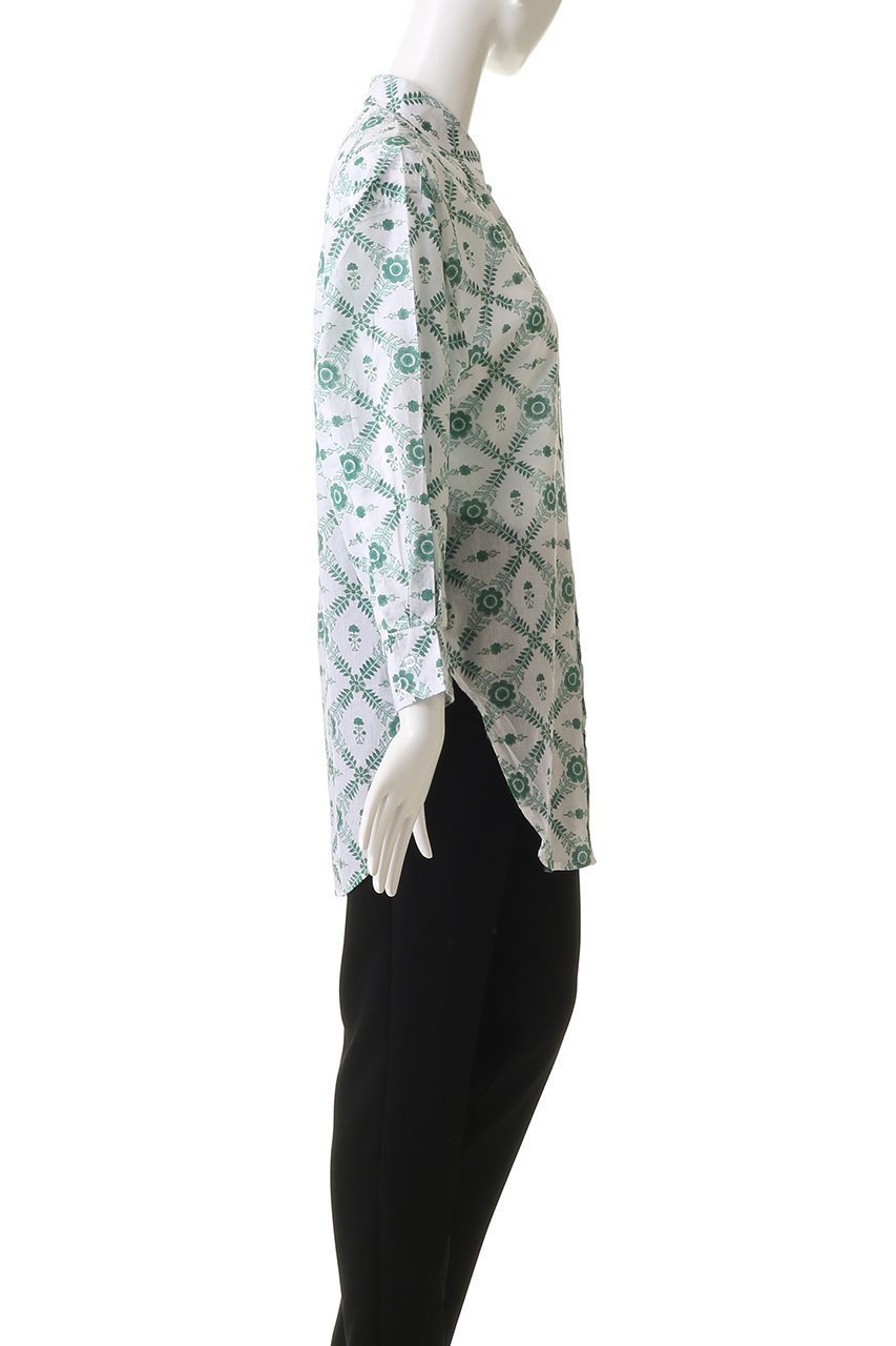 【エスゼット ブロックプリント/SZ Blockprints】のOVERSIZED BUTTON DOWN CHAKRI ボタンダウンシャツ 人気、トレンドファッション・服の通販 founy(ファニー) ファッション Fashion レディースファッション Fashion for Women トップス・カットソー Cut & Sew Tops シャツ・ブラウス・オフィスカジュアル Elegant Blouses & Button-Ups オリエンタル Oriental Pattern スリーブ Sleeve, Long Sleeve / Short Sleeve デニム Denim, Jeans Material フレア Flare, Flared プリント Print, Printed Pattern リラックス Relax, Relaxed Fit ロング Long, Long-Length other-3|ID: prp329100004382951 ipo3291000000032866460