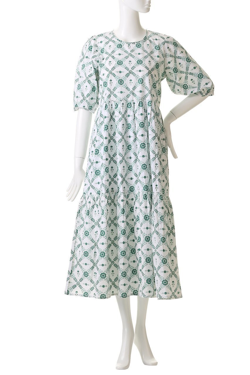 【エスゼット ブロックプリント/SZ Blockprints】のGAIA DRESS CHAKRI ティアードワンピース 人気、トレンドファッション・服の通販 founy(ファニー) 　ファッション　Fashion　レディースファッション　WOMEN　ワンピース　Dress　ドレス　Party Dresses　チュニック　Tunic　オリエンタル　Oriental　チュニック　Tunic　ティアードワンピース　Tiered Dress　プリント　Print　リゾート　Resort　今季　This Season　other-2|ID: prp329100004382952 ipo3291000000031333614