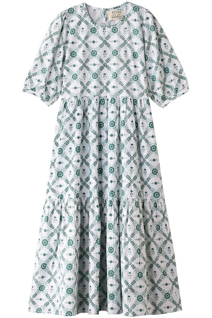 【エスゼット ブロックプリント/SZ Blockprints】のGAIA DRESS CHAKRI ティアードワンピース インテリア・キッズ・メンズ・レディースファッション・服の通販 founy(ファニー) https://founy.com/ ファッション Fashion レディースファッション Fashion for Women ワンピース Dresses フォーマル・パーティードレス・結婚式用ドレス Elegant & Casual Dresses チュニック Tunic Tops & Dresses オリエンタル Oriental Pattern チュニック Tunic, Long Top ティアードワンピース Tiered Dress, Flared Dress プリント Print, Printed Pattern リゾート Resort, Vacation Style 今季 This Season, Current Season 再入荷 Restock / Back in Stock |ID: prp329100004382952 ipo3291000000032876215