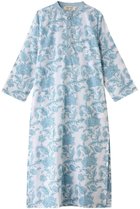 【エスゼット ブロックプリント/SZ Blockprints】のISLE FROCK ISA スタンドカラーカバーアップワンピース ライトブルー|ID:prp329100004382953