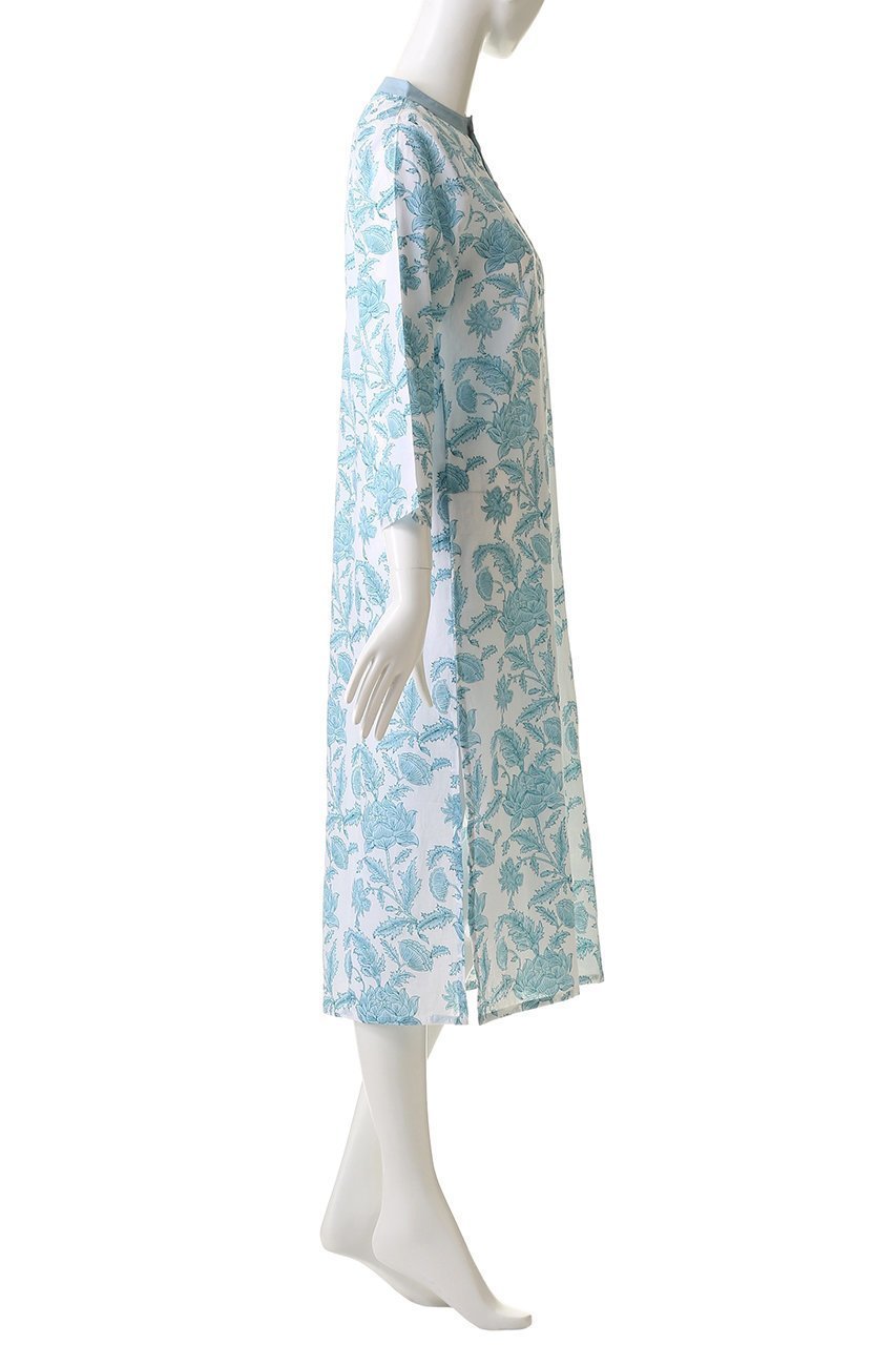 【エスゼット ブロックプリント/SZ Blockprints】のISLE FROCK ISA スタンドカラーカバーアップワンピース 人気、トレンドファッション・服の通販 founy(ファニー) 　ファッション　Fashion　レディースファッション　Fashion for Women　ワンピース　Dresses　チュニック　Tunic Tops & Dresses　クラシカル　Classical, Vintage-Inspired　シューズ　Shoes, Footwear　スタンド　Stand Collar, Upright Stand　チュニック　Tunic, Long Top　夏　Summer　春　Spring　S/S・春夏　SS, Spring/Summer, Warm Season　other-3|ID: prp329100004382953 ipo3291000000032876282