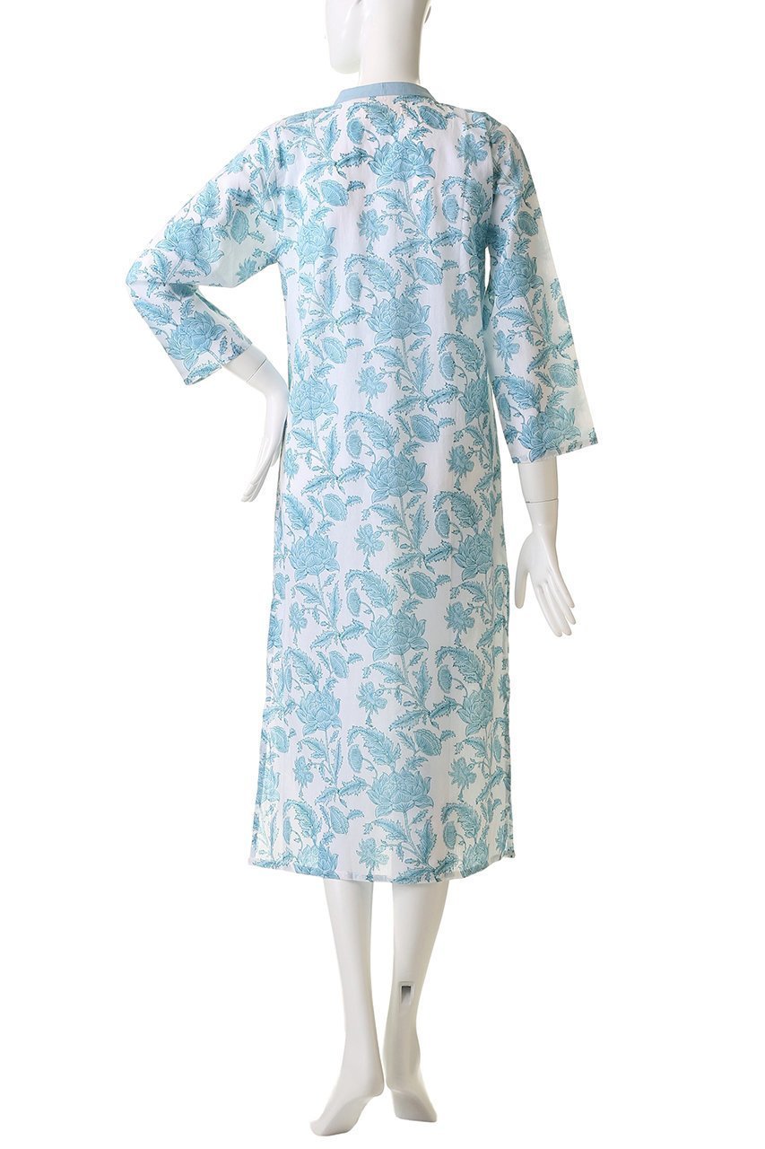 【エスゼット ブロックプリント/SZ Blockprints】のISLE FROCK ISA スタンドカラーカバーアップワンピース 人気、トレンドファッション・服の通販 founy(ファニー) 　ファッション　Fashion　レディースファッション　Fashion for Women　ワンピース　Dresses　チュニック　Tunic Tops & Dresses　クラシカル　Classical, Vintage-Inspired　シューズ　Shoes, Footwear　スタンド　Stand Collar, Upright Stand　チュニック　Tunic, Long Top　夏　Summer　春　Spring　S/S・春夏　SS, Spring/Summer, Warm Season　other-4|ID: prp329100004382953 ipo3291000000032876287