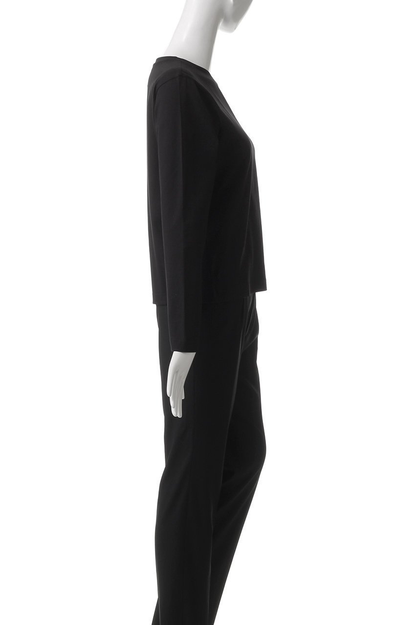 【ミディウミソリッド/MIDIUMISOLID】のasymmetry neck PO.S プルオーバー 人気、トレンドファッション・服の通販 founy(ファニー) 　ファッション　Fashion　レディースファッション　Fashion for Women　トップス・カットソー　Cut & Sew Tops　シャツ・ブラウス・オフィスカジュアル　Elegant Blouses & Button-Ups　ロングTシャツ・Tシャツ　Longline T-Shirts & Tees　カジュアルプルオーバー・ニットトップス　Pullovers & Knit Tops / Casual Pullovers　カットソー・ベーシックTシャツ　Cut-and-Sewn Tops / Stretch Tees & Basics　アシンメトリー　Asymmetrical Style　インナー　Innerwear　コンパクト　Compact, Small Size　スリーブ　Sleeve, Long Sleeve / Short Sleeve　ベーシック　Basic, Essential　ロング　Long, Long-Length　other-3|ID: prp329100004382954 ipo3291000000032876146