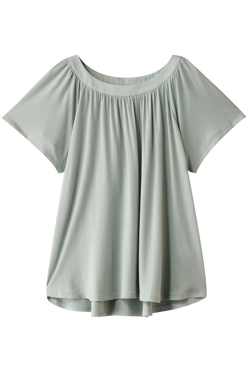 【キッドブルー/KID BLUE】の23レーヨンベア天トップ 人気、トレンドファッション・服の通販 founy(ファニー) 　ファッション　Fashion　レディースファッション　Fashion for Women　なめらか　Smooth, Silky Texture　ギャザー　Gathered, Ruffled　パジャマ　Pajamas, Sleepwear　フェミニン　Feminine, Girly　フレア　Flare, Flared　夏　Summer　春　Spring　S/S・春夏　SS, Spring/Summer, Warm Season　 other-1|ID: prp329100004382957 ipo3291000000032833554