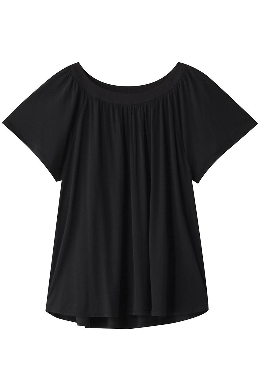 【キッドブルー/KID BLUE】の23レーヨンベア天トップ インテリア・キッズ・メンズ・レディースファッション・服の通販 founy(ファニー) 　ファッション　Fashion　レディースファッション　Fashion for Women　なめらか　Smooth, Silky Texture　ギャザー　Gathered, Ruffled　パジャマ　Pajamas, Sleepwear　フェミニン　Feminine, Girly　フレア　Flare, Flared　夏　Summer　春　Spring　S/S・春夏　SS, Spring/Summer, Warm Season　ブラック|ID: prp329100004382957 ipo3291000000032833556