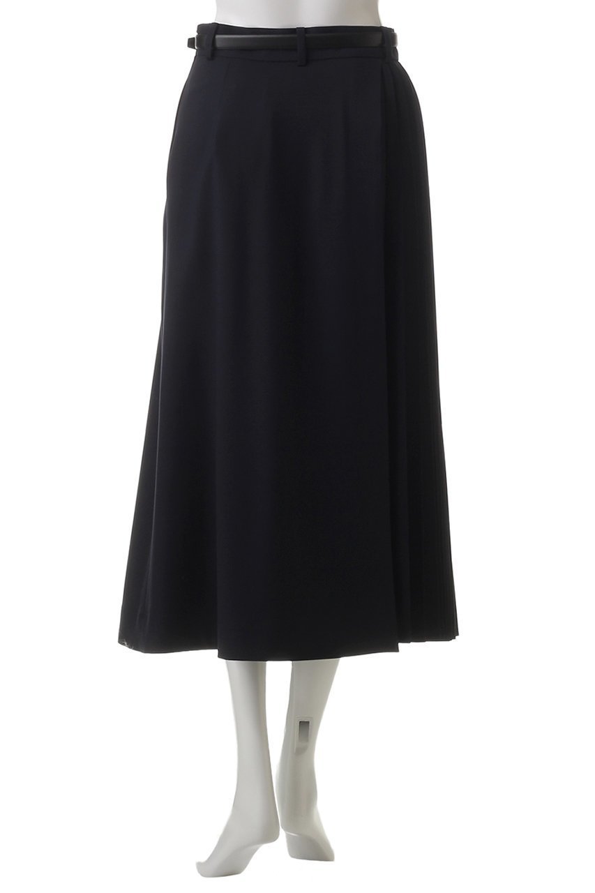 【エブール/ebure】のライトウールビス アシンメトリープリーツスカート 人気、トレンドファッション・服の通販 founy(ファニー) 　ファッション　Fashion　レディースファッション　Fashion for Women　スカート　Skirts　プリーツスカート / 上品フェミニンスタイル　Pleated Skirts　ロングスカート　Long Skirts / Maxi & Midi Skirts　アシンメトリー　Asymmetrical Style　サマー　Summer, Summer Style　シンプル　Simple, Minimal　プリーツ　Pleats, Pleated　ロング　Long, Long-Length　other-4|ID: prp329100004382969 ipo3291000000032825323