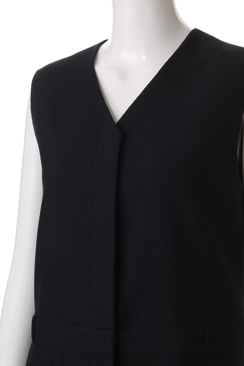 【エブール/ebure】のドライプリペラ ノースリーブワンピース 人気、トレンドファッション・服の通販 founy(ファニー) 　ファッション　Fashion　レディースファッション　Fashion for Women　ワンピース　Dresses　チュニック　Tunic Tops & Dresses　ジャケット　Jacket, Outerwear　チュニック　Tunic, Long Top　ツイル　Twist, Twisted Detail　ドッキング　Docking, Mixed Material　ノースリーブ　Sleeveless, No-Sleeve　ベスト　Vest, Waistcoat　リュクス　Luxury, Elegant, High-End, Chic　再入荷　Restock / Back in Stock　夏　Summer　春　Spring　S/S・春夏　SS, Spring/Summer, Warm Season　other-5|ID: prp329100004382971 ipo3291000000032717241
