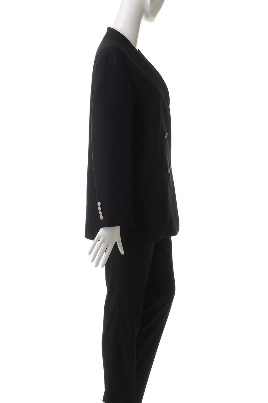 【エブール/ebure】のドライプリペラ ノーカラーダブルブレストジャケット 人気、トレンドファッション・服の通販 founy(ファニー) 　ファッション　Fashion　レディースファッション　Fashion for Women　アウター　Coat / Outerwear Collection　レディースジャケット・軽アウター　Jackets　ショルダー　Shoulder, Shoulder Strap　ジャケット　Jacket, Outerwear　パッチ　Patch, Appliqué　ポケット　Pocket, Pocket Detail　other-3|ID: prp329100004382973 ipo3291000000032960337