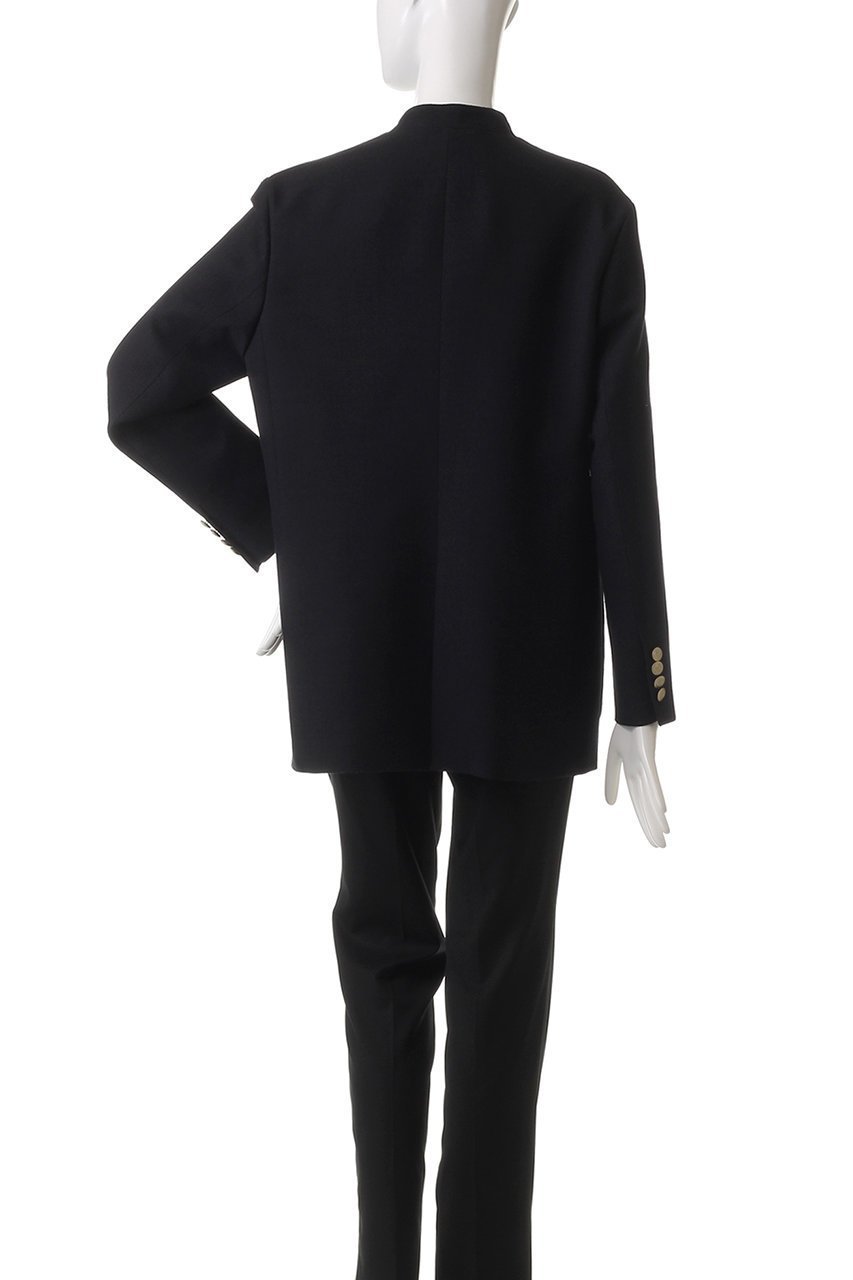 【エブール/ebure】のドライプリペラ ノーカラーダブルブレストジャケット 人気、トレンドファッション・服の通販 founy(ファニー) 　ファッション　Fashion　レディースファッション　Fashion for Women　アウター　Coat / Outerwear Collection　レディースジャケット・軽アウター　Jackets　ショルダー　Shoulder, Shoulder Strap　ジャケット　Jacket, Outerwear　パッチ　Patch, Appliqué　ポケット　Pocket, Pocket Detail　other-4|ID: prp329100004382973 ipo3291000000032960341