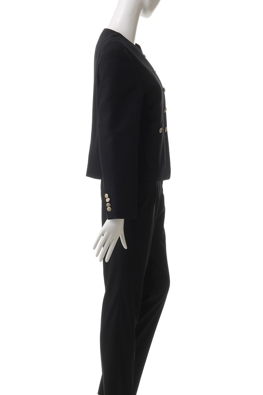 【エブール/ebure】のドライプリペラ ノーカラークロップドジャケット 人気、トレンドファッション・服の通販 founy(ファニー) 　ファッション　Fashion　レディースファッション　Fashion for Women　アウター　Coat / Outerwear Collection　レディースジャケット・軽アウター　Jackets　ジャケット　Jacket, Outerwear　デニム　Denim, Jeans Material　バランス　Balance, Style Balance　エレガント 上品　Elegant　other-3|ID: prp329100004382974 ipo3291000000032965817