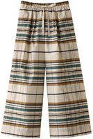 【エブール/ebure】のシルクポリチェック ワイドパンツ 人気、トレンドファッション・服の通販 founy(ファニー) ファッション Fashion レディースファッション Fashion for Women パンツ Pants & Trousers シンプル Simple, Minimal ジャケット Jacket, Outerwear リボン Ribbon, Bow ワイド Wide, Wide Fit |ID:prp329100004382976