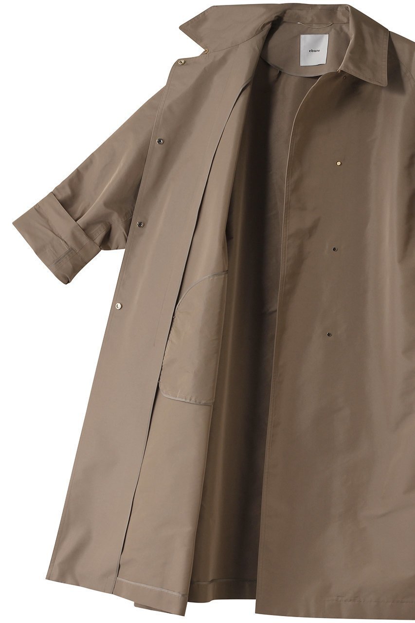 【エブール/ebure】のマイクロタフタ ステンカラーコート 人気、トレンドファッション・服の通販 founy(ファニー) ファッション Fashion レディースファッション Fashion for Women アウター Coat / Outerwear Collection コート・ロングコート・ピーコート Long Coats, Peacoats & More クラシカル Classical, Vintage-Inspired シンプル Simple, Minimal タフタ Taffeta, Structured Fabric ドット Polka Dot, Dot Pattern ロング Long, Long-Length other-6|ID: prp329100004382978 ipo3291000000032928200