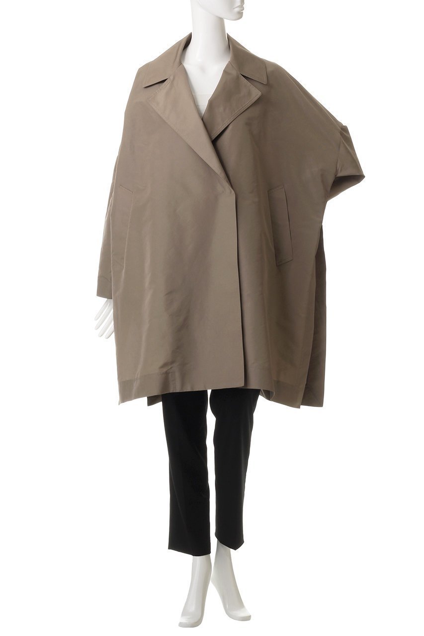 【エブール/ebure】のマイクロタフタ ハーフコート 人気、トレンドファッション・服の通販 founy(ファニー) ファッション Fashion レディースファッション Fashion for Women アウター Coat / Outerwear Collection コート・ロングコート・ピーコート Long Coats, Peacoats & More おすすめ Recommended / Our Picks ショート Short, Short Length スリット Slit, Slit Detail タフタ Taffeta, Structured Fabric トレンチ Trench, Trench Coat ハーフ Half, Half-Length 再入荷 Restock / Back in Stock other-2|ID: prp329100004382979 ipo3291000000032928253