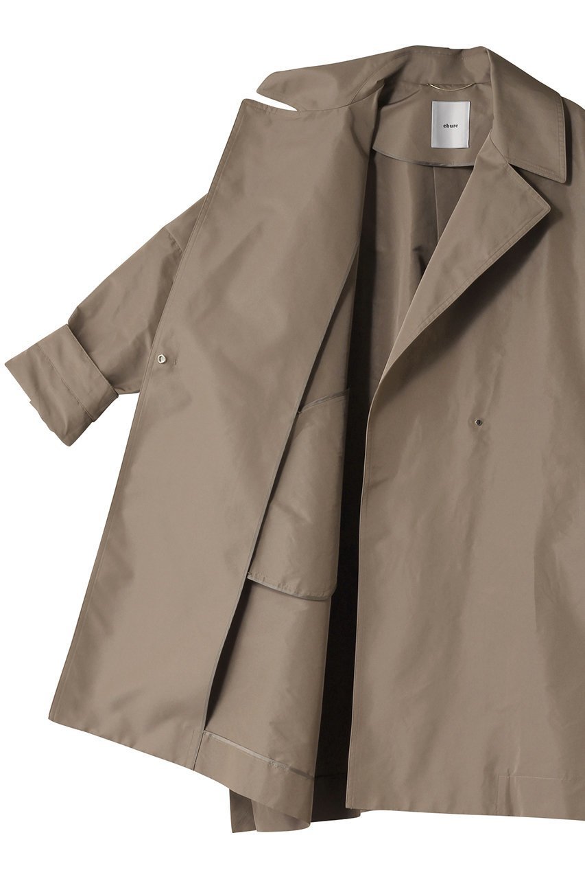 【エブール/ebure】のマイクロタフタ ハーフコート 人気、トレンドファッション・服の通販 founy(ファニー) ファッション Fashion レディースファッション Fashion for Women アウター Coat / Outerwear Collection コート・ロングコート・ピーコート Long Coats, Peacoats & More おすすめ Recommended / Our Picks ショート Short, Short Length スリット Slit, Slit Detail タフタ Taffeta, Structured Fabric トレンチ Trench, Trench Coat ハーフ Half, Half-Length 再入荷 Restock / Back in Stock other-6|ID: prp329100004382979 ipo3291000000032928292