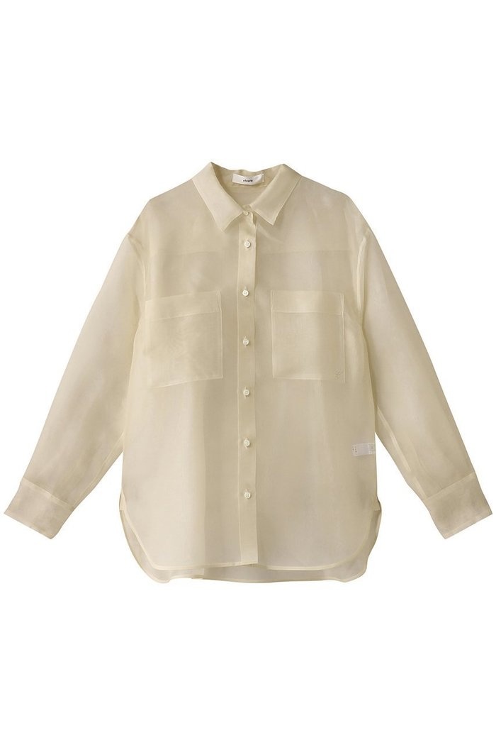【エブール/ebure】のシルクオーガンジー シアーシャツ インテリア・キッズ・メンズ・レディースファッション・服の通販 founy(ファニー) https://founy.com/ ファッション Fashion レディースファッション WOMEN トップス・カットソー Tops/Tshirt シャツ/ブラウス Shirts/Blouses インナー Inner オーガンジー Organdy シアー Sheer シルク Silk スウェット Sweat スリーブ Sleeve ポケット Pocket ラグジュアリー Luxury ロング Long エレガント 上品 Elegant |ID: prp329100004382983 ipo3291000000030636414