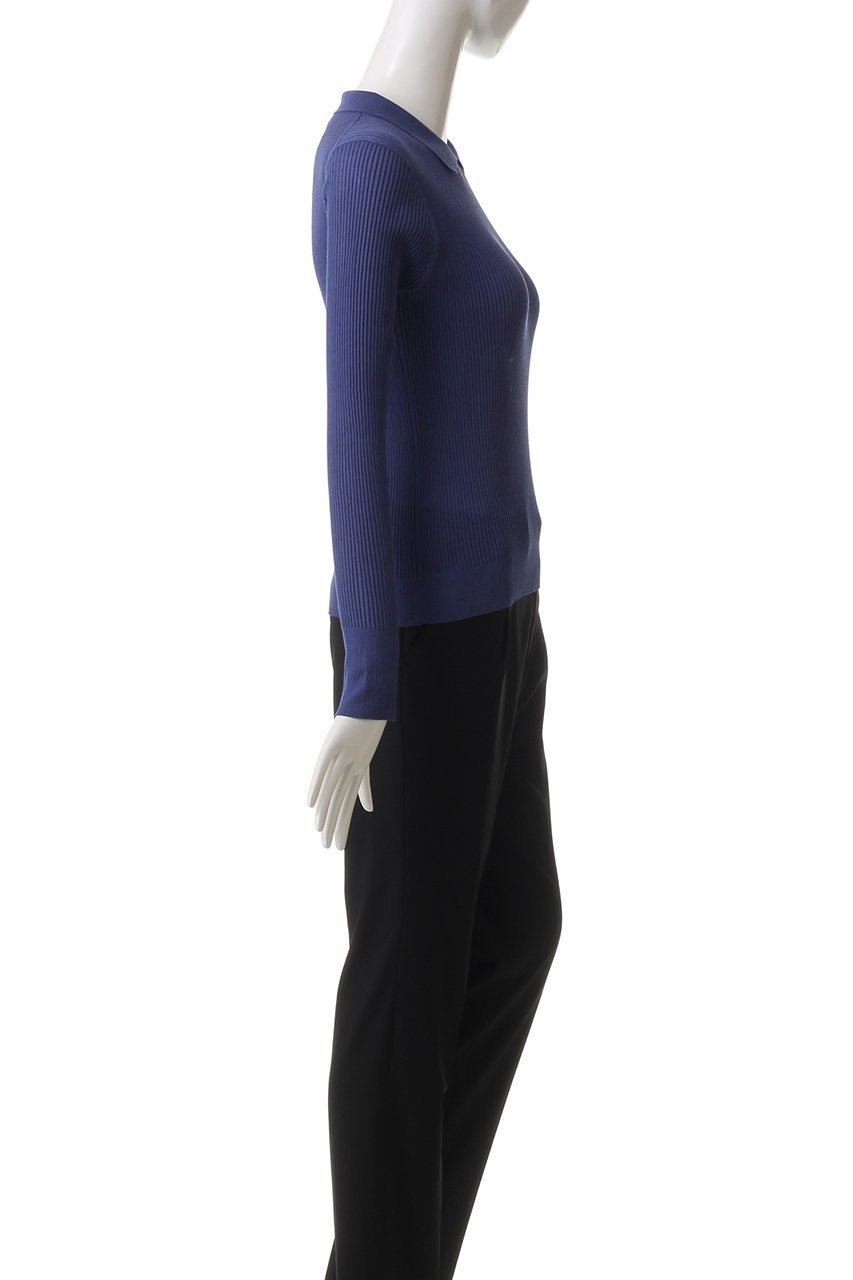 【エブール/ebure】のハイゲージクリアリブ ポロカラーニットプルオーバー 人気、トレンドファッション・服の通販 founy(ファニー) 　ファッション　Fashion　レディースファッション　Fashion for Women　トップス・カットソー　Cut & Sew Tops　ニット　Knit Tops & Sweaters　カジュアルプルオーバー・ニットトップス　Pullovers & Knit Tops / Casual Pullovers　シンプル　Simple, Minimal　フィット　Fit, Slim Fit　ボトム　Bottoms, Lower Wear　エレガント 上品　Elegant　other-3|ID: prp329100004382985 ipo3291000000032950787