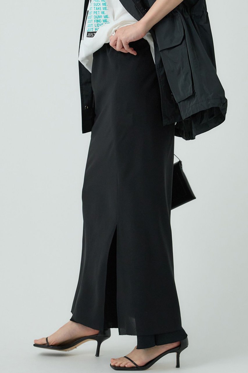 【カオス/Chaos】のトランスカート インテリア・キッズ・メンズ・レディースファッション・服の通販 founy(ファニー) 　ファッション　Fashion　レディースファッション　Fashion for Women　スカート　Skirts　ロングスカート　Long Skirts / Maxi & Midi Skirts　おすすめ　Recommended / Our Picks　オーガンジー　Organza Fabric　ストレッチ　Stretch, Stretchy Fabric　タイトスカート　Pencil Skirt, Tight Skirt　ドレープ　Drape, Draping Fabric　ロング　Long, Long-Length　エレガント 上品　Elegant　再入荷　Restock / Back in Stock　ブラック|ID: prp329100004382989 ipo3291000000032694119