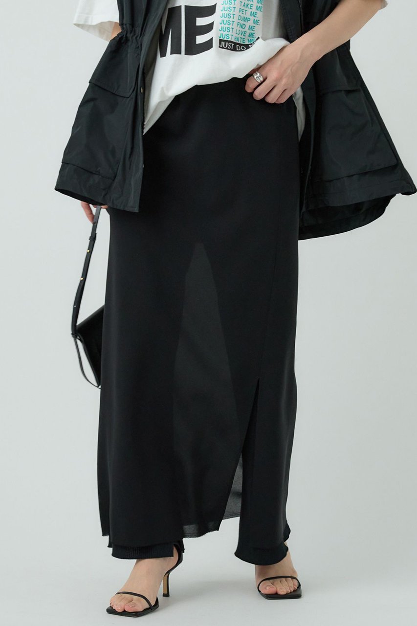 【カオス/Chaos】のトランスカート 人気、トレンドファッション・服の通販 founy(ファニー) 　ファッション　Fashion　レディースファッション　Fashion for Women　スカート　Skirts　ロングスカート　Long Skirts / Maxi & Midi Skirts　おすすめ　Recommended / Our Picks　オーガンジー　Organza Fabric　ストレッチ　Stretch, Stretchy Fabric　タイトスカート　Pencil Skirt, Tight Skirt　ドレープ　Drape, Draping Fabric　ロング　Long, Long-Length　エレガント 上品　Elegant　再入荷　Restock / Back in Stock　other-8|ID: prp329100004382989 ipo3291000000032694129