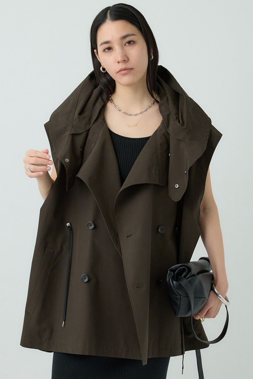 【カオス/Chaos】の【VACHEMENT】別注ジレ 人気、トレンドファッション・服の通販 founy(ファニー) 　ファッション　Fashion　レディースファッション　Fashion for Women　アウター　Coat / Outerwear Collection　レディースジャケット・軽アウター　Jackets　2025年　2025　2025春夏・S/S　Spring/Summer 2025 SS25　ジャケット　Jacket, Outerwear　タフタ　Taffeta, Structured Fabric　フロント　Front, Front Design　ベスト　Vest, Waistcoat　モッズコート　Mods Coat, Military Parka　人気　Popular, Best Seller　別注　Limited Edition, Custom Order　定番　Standard, Basic Item　other-4|ID: prp329100004382994 ipo3291000000032957884