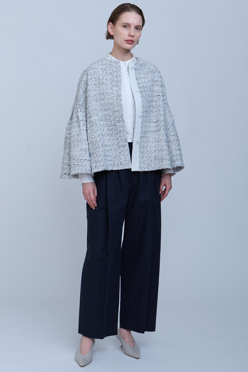 【ハウス オブ ロータス/HOUSE OF LOTUS】のコットンリネンレイヤードタックパンツ 人気、トレンドファッション・服の通販 founy(ファニー) 　ファッション　Fashion　レディースファッション　Fashion for Women　パンツ　Pants & Trousers　ツイル　Twist, Twisted Detail　フィット　Fit, Slim Fit　フォルム　Silhouette, Form　リネン　Linen, Linen Fabric　リラックス　Relax, Relaxed Fit　other-6|ID: prp329100004382995 ipo3291000000034952371