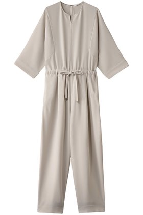 【エブール/ebure】 トリアセダブルクロス ウォッシャブルオールインワン人気、トレンドファッション・服の通販 founy(ファニー) ファッション Fashion レディースファッション Fashion for Women パンツ Pants & Trousers エアリー Airy Texture カッティング Cutting Detail シンプル Simple, Minimal スピンドル Spindle, Drawcord ダブル Double, Double-Breasted フォルム Silhouette, Form |ID:prp329100004382998
