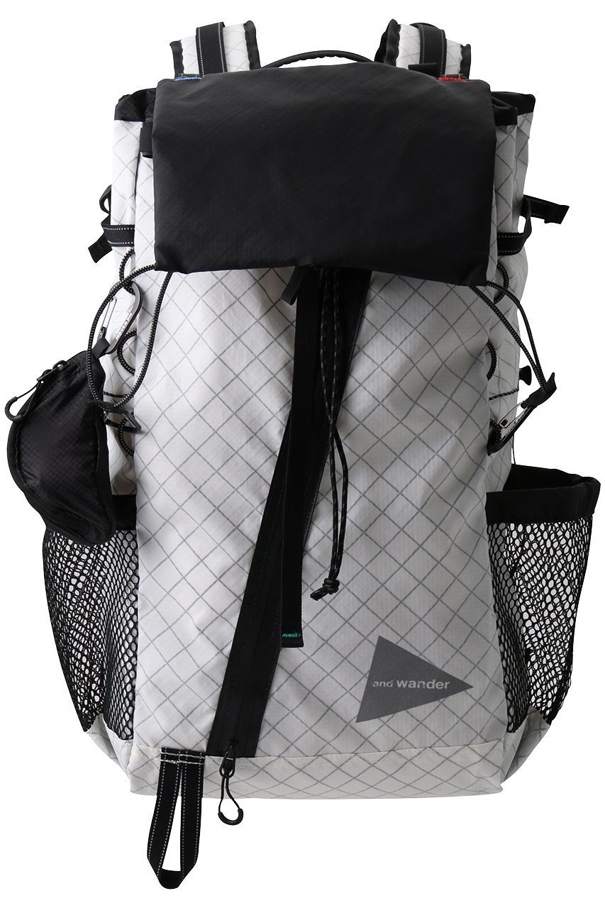【アンドワンダー/and wander】の【UNISEX】ECOPAK 30L backpack 人気、トレンドファッション・服の通販 founy(ファニー) 　ファッション　Fashion　レディースファッション　Fashion for Women　バッグ　Bags　ユニセックス　Unisex, Genderless　スクエア　Square, Square Shape　スタイリッシュ　Stylish, Fashionable　フォルム　Silhouette, Form　フロント　Front, Front Design　ポケット　Pocket, Pocket Detail　ポーチ　Pouch, Small Case　リュック　Backpack, Rucksack　 other-1|ID: prp329100004383004 ipo3291000000032783104