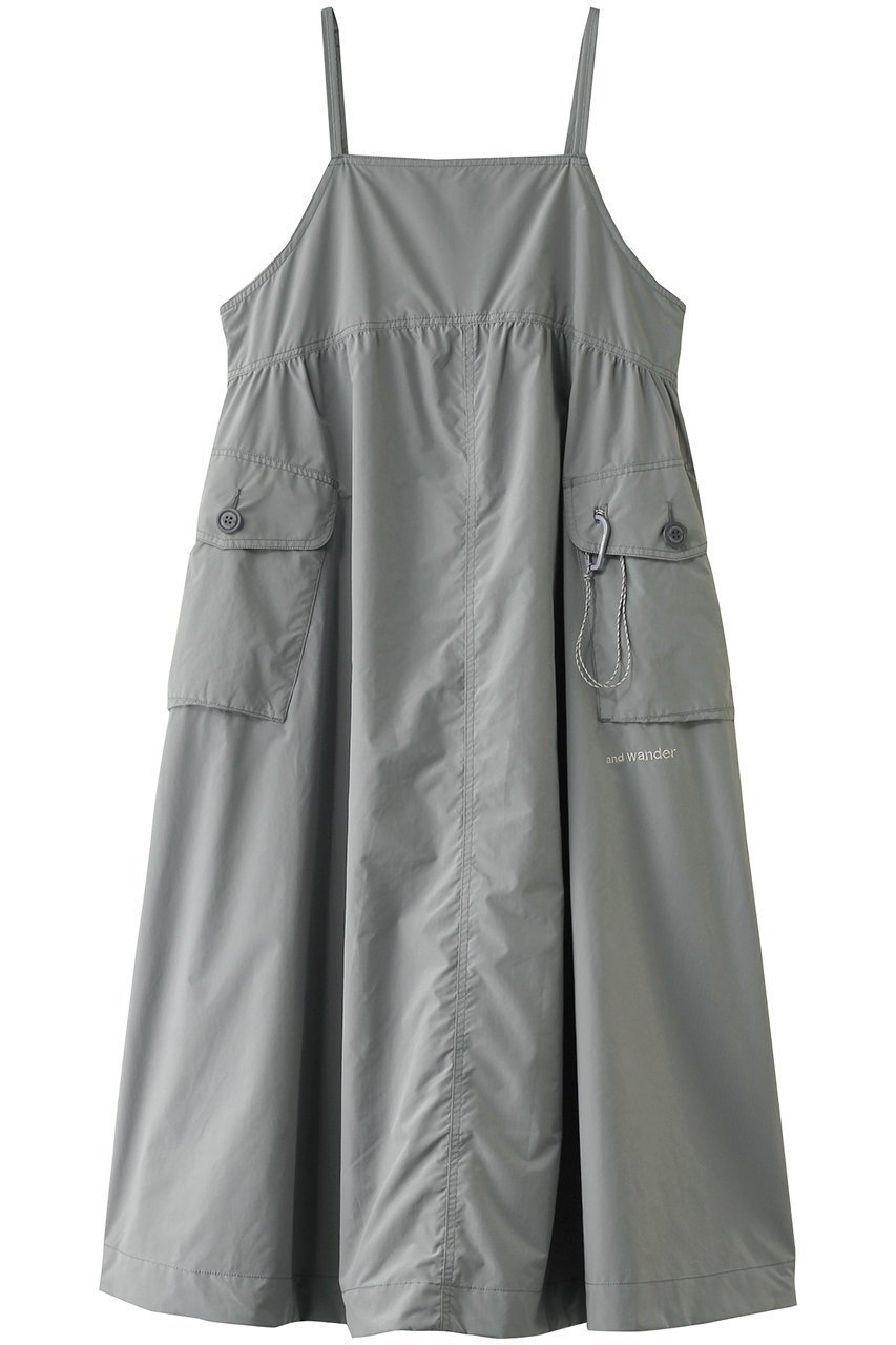 【アンドワンダー/and wander】のoversized cargo dress (W) 人気、トレンドファッション・服の通販 founy(ファニー) 　ファッション　Fashion　レディースファッション　Fashion for Women　ワンピース　Dresses　フォーマル・パーティードレス・結婚式用ドレス　Elegant & Casual Dresses　チュニック　Tunic Tops & Dresses　チュニック　Tunic, Long Top　ポケット　Pocket, Pocket Detail　ロング　Long, Long-Length　夏　Summer　春　Spring　S/S・春夏　SS, Spring/Summer, Warm Season　 other-1|ID: prp329100004383005 ipo3291000000032876670