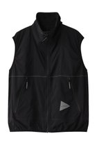 【アンドワンダー/and wander】の【UNISEX】PERTEX wind vest ブラック|ID:prp329100004383008